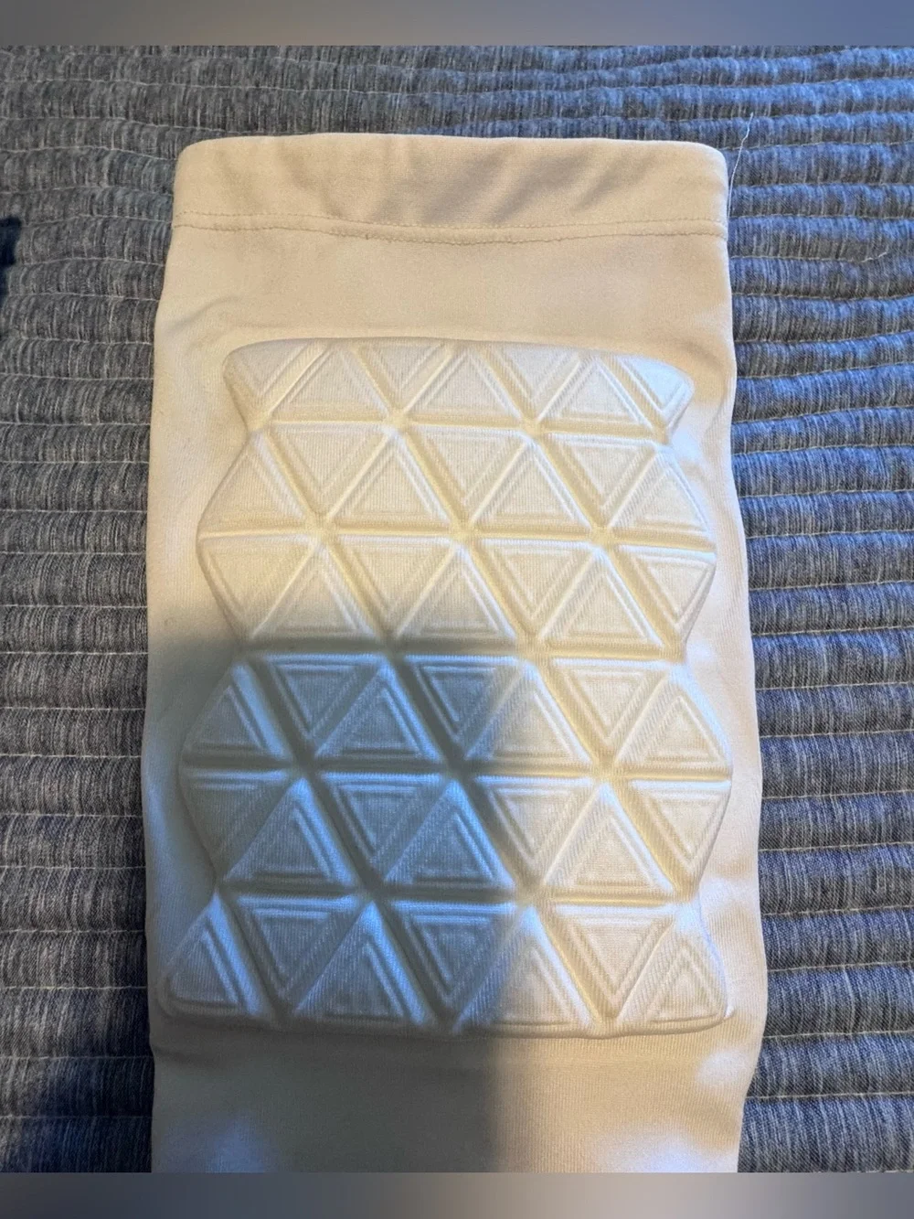 adidas Basketball Padded Knee sleeve, White, Medium